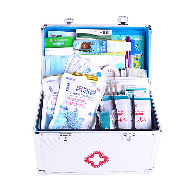 A35企业药箱工厂学校多层出诊箱铝合金保健箱