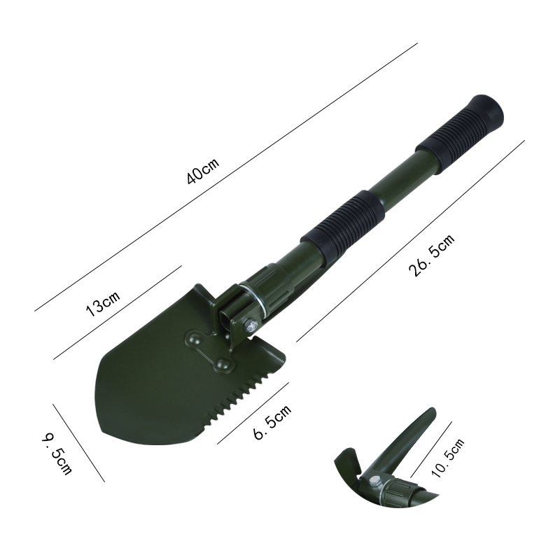 新款户外工兵铲子小号工兵铁锹功能军铲多便携露营多用途单人铲 