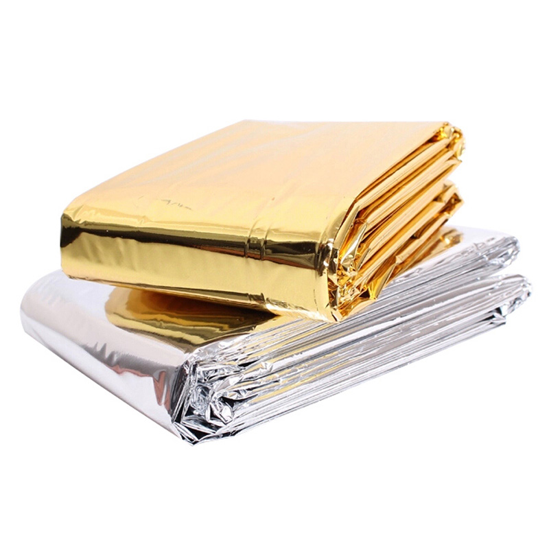 户外急救保温毯运动露营急救毯金银双色防体温流失用品