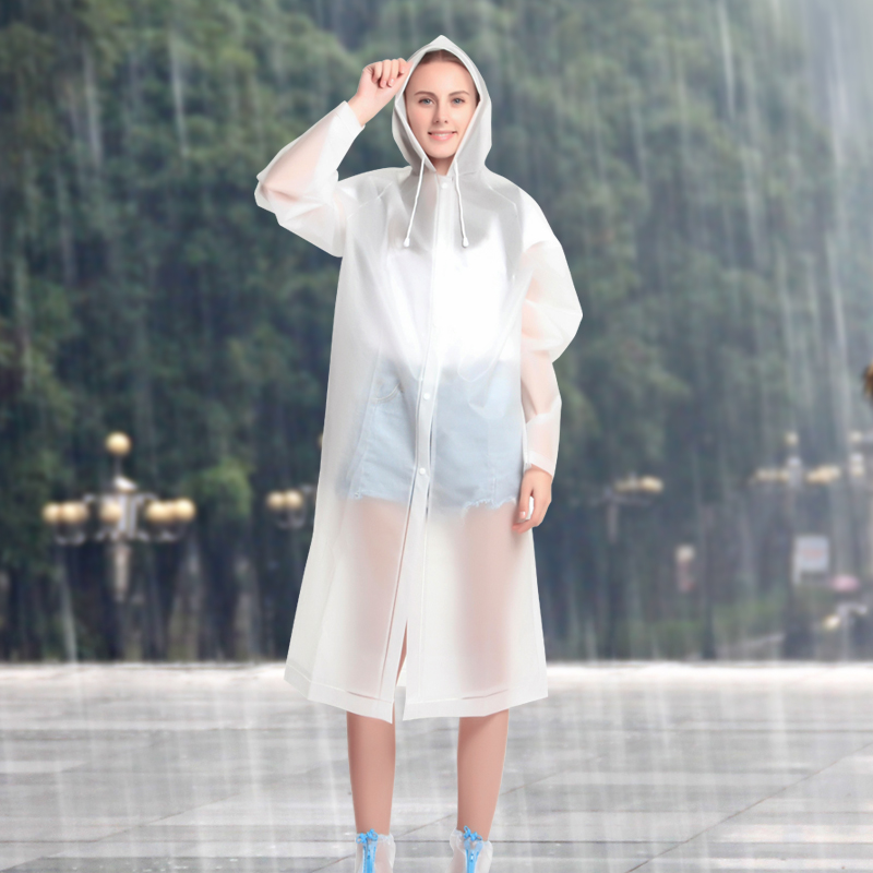 成人户外雨衣男女士款非一次性弹力帽檐雨披徒步便携旅行雨披